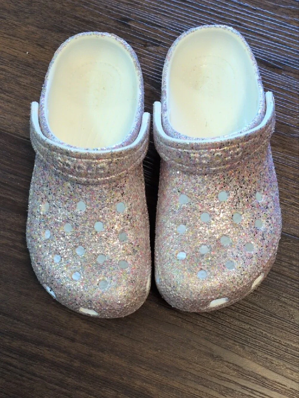 Kids Glitter Clogs - Sparkling